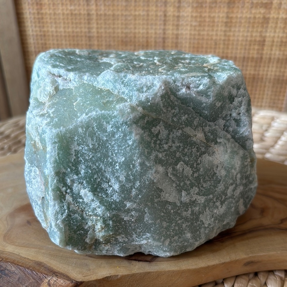 🍀Raw Green Aventurine from Brazil – Luck & Heart Energy
